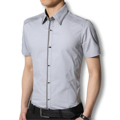 New Arrivals Men Fashion Shirts Short Sleeves Men Shirts Casual Dress Men Shirts Solid Cotton High Quality Men Slim Fits -3XL
New Arrivals Men Fashion Shirts Short Sleeves Men Shirts Casual Dress Men Shirts Solid Cotton High Quality Men Slim Fits -3XL