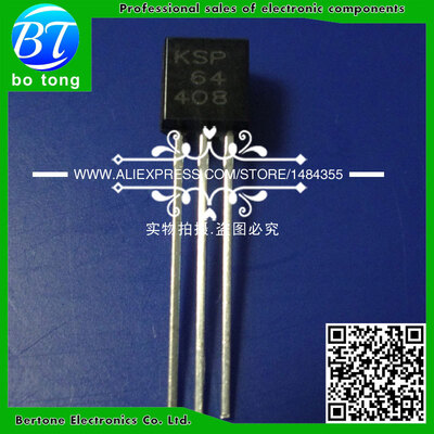 200PCS KSP64 30V0.5A P -channel power transistor
200PCS KSP64 30V0.5A P -channel power transistor