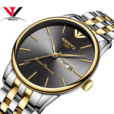 Saat NIBOSI Business Ultra Thin Mens Watches 2018 Top Brand Luxury Quartz Stainless Steel Watches Men Fashion Calendar Date Week
Saat NIBOSI Business Ultra Thin Mens Watches 2018 Top Brand Luxury Quartz Stainless Steel Watches Men Fashion Calendar Date Week