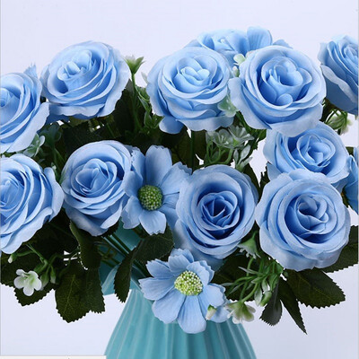5pcs 6 Colors 7Heads Artificial Fake Silk Roses Flower Bridal Bouquet Wedding Party Home Decor Wholesale
5pcs 6 Colors 7Heads Artificial Fake Silk Roses Flower Bridal Bouquet Wedding Party Home Decor Wholesale