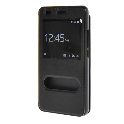 MOONCASE Case for Huawei Honor 4A (5.0") Ultra Slim Flip Leather View Window Stand Back Case Cover Black
MOONCASE Case for Huawei Honor 4A (5.0") Ultra Slim Flip Leather View Window Stand Back Case Cover Black