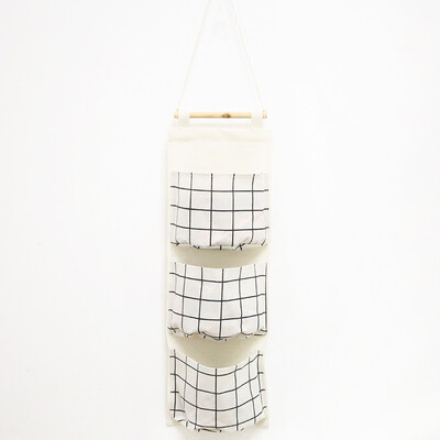 Shouyou cotton&linen waterproof storage hanging bag hanging multi-layer sling fabric door behind the debris storage bag storage bag JD-SN-64 white plaid
Shouyou cotton&linen waterproof storage hanging bag hanging multi-layer sling fabric door behind the debris storage bag storage bag JD-SN-64 white plaid