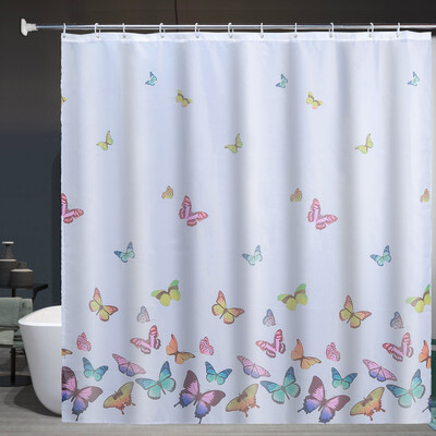 Yuhuaze thick butterfly polyester fabric shower curtain anti-fog machine shower curtain waterproof mildew bathroom door curtain shade cloth 180180cm
Yuhuaze thick butterfly polyester fabric shower curtain anti-fog machine shower curtain waterproof mildew bathroom door curtain shade cloth 180180cm