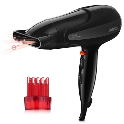 POVOS Hair Dryer PH9032I Household high power Negative ion hair care 6 hot&cold air 2200W
POVOS Hair Dryer PH9032I Household high power Negative ion hair care 6 hot&cold air 2200W