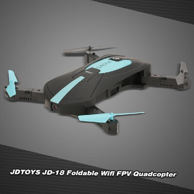 JDTOYS JD-18 03MP Camera Wifi FPV Foldable Selfie Pocket Drone 6-Axis Gyro RC Quadcopter Selfie Pocket Drone
JDTOYS JD-18 03MP Camera Wifi FPV Foldable Selfie Pocket Drone 6-Axis Gyro RC Quadcopter Selfie Pocket Drone