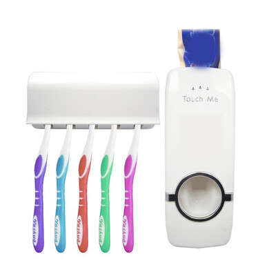 Cntomlv New Design Automatic Toothpaste Dispenser Family Toothbrush Holder Set High Quality Bathroom sets
Cntomlv New Design Automatic Toothpaste Dispenser Family Toothbrush Holder Set High Quality Bathroom sets