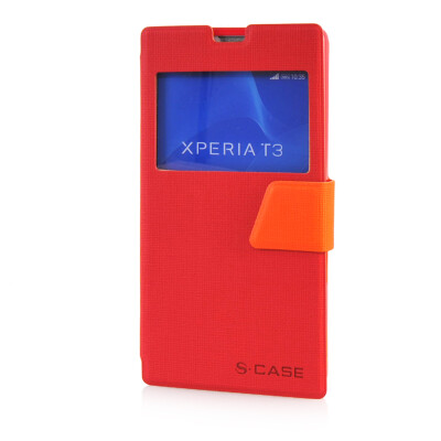 MOONCASE Ultra Slim Leather Side Flip Pouch Stand Thin Shell Back Case Cover for Sony Xperia T3 D51 Red
MOONCASE Ultra Slim Leather Side Flip Pouch Stand Thin Shell Back Case Cover for Sony Xperia T3 D51 Red