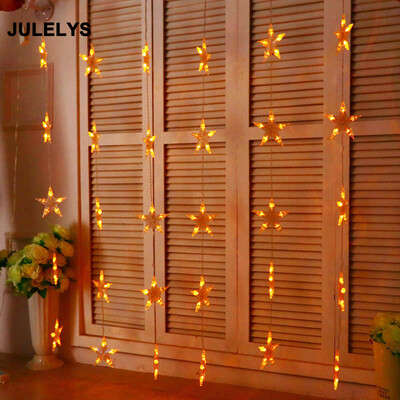 JULELYS 15M x 15M LED Star Curtain Lights Christmas Garland Window LED Fairy Lights Decoration For Wedding Holiday Bedroom
JULELYS 15M x 15M LED Star Curtain Lights Christmas Garland Window LED Fairy Lights Decoration For Wedding Holiday Bedroom