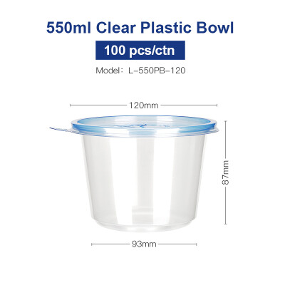 OTOR Salad Bowl with Lid Take Away Food Container Clear Plastic Bowl Box for Fast Food Bento Microwaveable 120mm180mm 100pcs
OTOR Salad Bowl with Lid Take Away Food Container Clear Plastic Bowl Box for Fast Food Bento Microwaveable 120mm180mm 100pcs