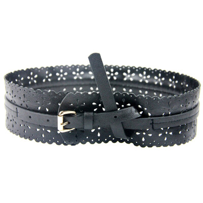 【Jingdong Supermarket】 Meng Si Ke (MSEK) WPD13606 Ms. belt flower flower hollow wide belt wild decoration wide belt black
【Jingdong Supermarket】 Meng Si Ke (MSEK) WPD13606 Ms. belt flower flower hollow wide belt wild decoration wide belt black