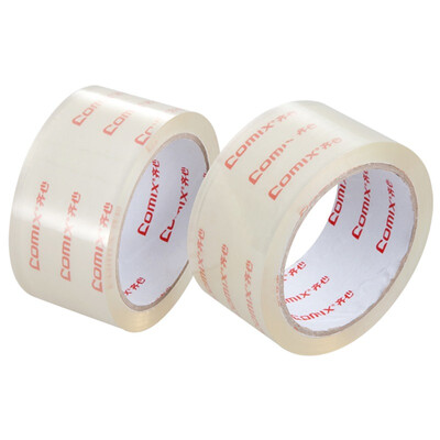 COMIX 2 package 48mm 60y 546 meters high transparent sealing tape office stationery JT4806-2
COMIX 2 package 48mm 60y 546 meters high transparent sealing tape office stationery JT4806-2