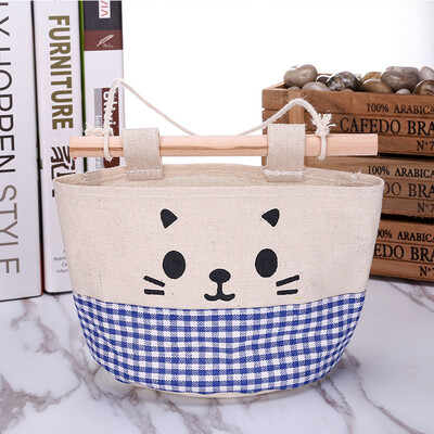 Shouyou cute cat multi-layer fabric closet hanging bag storage bag cotton wall hanging hanging wall storage bag JD-SN-62 blue plaid
Shouyou cute cat multi-layer fabric closet hanging bag storage bag cotton wall hanging hanging wall storage bag JD-SN-62 blue plaid