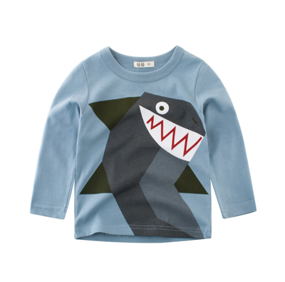 Childrens wear autumn childrens long-sleeve T-shirt Cartoon boys pullover cotton baby clothes
Childrens wear autumn childrens long-sleeve T-shirt Cartoon boys pullover cotton baby clothes