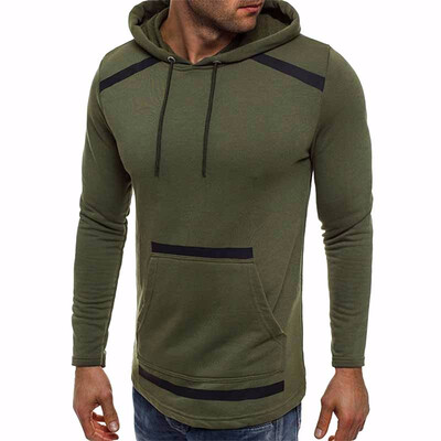 Mens Fashion Solid Color Hooded Sweater Long Sleeve Casual Large Pocket Design Pullover Hoodie
Mens Fashion Solid Color Hooded Sweater Long Sleeve Casual Large Pocket Design Pullover Hoodie