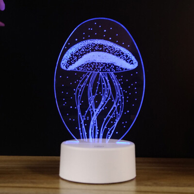 JULELYS AA Battery USB 3D Night Light LED Jellyfish Table Lamp Baby Bedroom Bedside Creative Kids Birthday Valentines Day Gif
JULELYS AA Battery USB 3D Night Light LED Jellyfish Table Lamp Baby Bedroom Bedside Creative Kids Birthday Valentines Day Gif