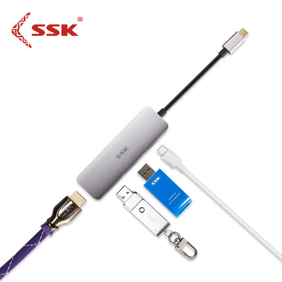 SSK C530 docking station Type-C to USB30 splitter HDM interface PD charging port Apple MacBook expansion docking station
SSK C530 docking station Type-C to USB30 splitter HDM interface PD charging port Apple MacBook expansion docking station