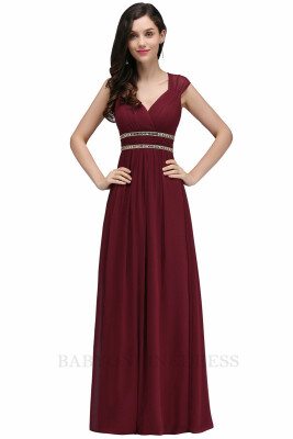 Scoop Neckline Chiffon Long Evening Dresses Robe De Soiree Beaded Crystal Ruched Formal Women Evening Dresses
Scoop Neckline Chiffon Long Evening Dresses Robe De Soiree Beaded Crystal Ruched Formal Women Evening Dresses