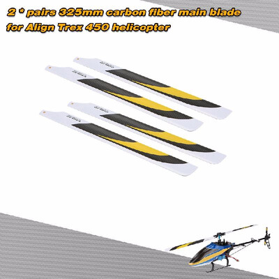2 Pairs Carbon Fiber 325mm Hauptrotorblätter Main Blades für Align Trex 450 New Toys & Hobbies Helicopter Accessories
2 Pairs Carbon Fiber 325mm Hauptrotorblätter Main Blades für Align Trex 450 New Toys & Hobbies Helicopter Accessories