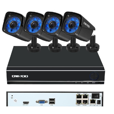 Romacci OWSOO 4CH Channel Full HD 1080P POE NVR Network Video Recorder 4pcs 1MP Megapixels POE Weatherproof Outdoor Bullet IP
Romacci OWSOO 4CH Channel Full HD 1080P POE NVR Network Video Recorder 4pcs 1MP Megapixels POE Weatherproof Outdoor Bullet IP
