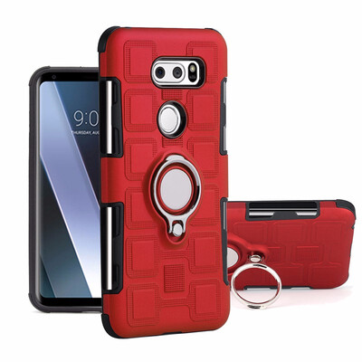 SHS Phone Case For LG V30Q8H970 Luxury Armor Ring Bracket Silicon TPU Lattice texture Protection
SHS Phone Case For LG V30Q8H970 Luxury Armor Ring Bracket Silicon TPU Lattice texture Protection
