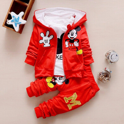 New Children Girls Boys Fashion Clothing Sets Autumn Winter 3 Piece Suit Hooded Coat Clothes Baby Cotton Brand Tracksuits
New Children Girls Boys Fashion Clothing Sets Autumn Winter 3 Piece Suit Hooded Coat Clothes Baby Cotton Brand Tracksuits