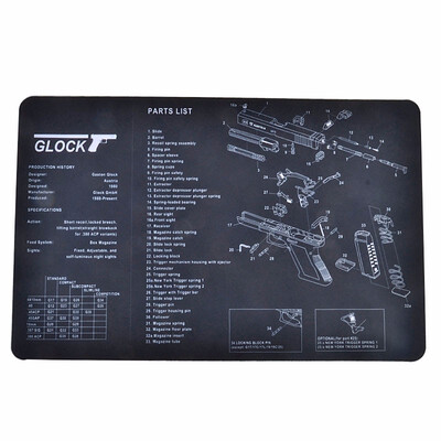 Tactical Gun Cleaning Mat Rubber Carpet Waterproof Non-Slip Cleaning Bench With Diagram Parts And Instructions AK47 AR15 Glock
Tactical Gun Cleaning Mat Rubber Carpet Waterproof Non-Slip Cleaning Bench With Diagram Parts And Instructions AK47 AR15 Glock