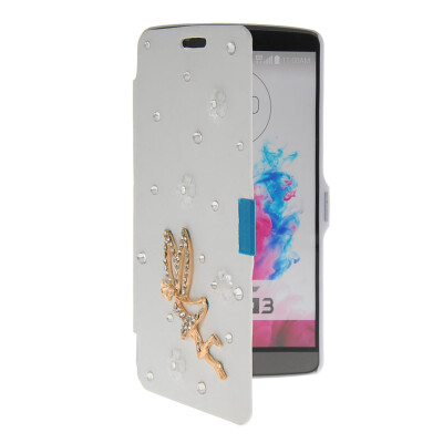 MOONCASE Bling Rhinestone Crystal Ultre Slim Leather Side Flip Wallet Shell Back Case Cover for LG G3 White
MOONCASE Bling Rhinestone Crystal Ultre Slim Leather Side Flip Wallet Shell Back Case Cover for LG G3 White