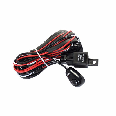 Professional Wiring Harness Kit Loom For LED Work Driving Light Bar With Fuse Relay 12V 40A
Professional Wiring Harness Kit Loom For LED Work Driving Light Bar With Fuse Relay 12V 40A