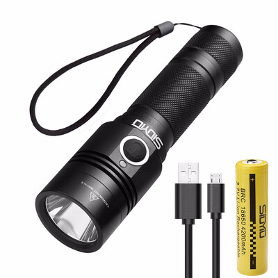 Flashlight Led torch Light Rechargeable - Super Bright 1000 Hight Lumen CREE LED 4 Modes HighLowStrobeSOS with 18650 Battery a
Flashlight Led torch Light Rechargeable - Super Bright 1000 Hight Lumen CREE LED 4 Modes HighLowStrobeSOS with 18650 Battery a
