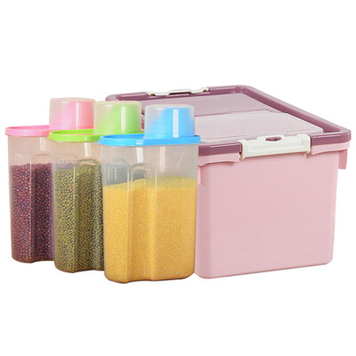 Keep fresh insect-proof moisture-proof flour box grain box with lid with pulley 15 kg load upgrade
Keep fresh insect-proof moisture-proof flour box grain box with lid with pulley 15 kg load upgrade