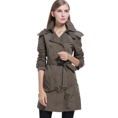 BURDULLY Fashion Female Autumn Casual Long Trench Coat Hooded Outerwear Winter High Quality Large Size Trench Women 201 New
BURDULLY Fashion Female Autumn Casual Long Trench Coat Hooded Outerwear Winter High Quality Large Size Trench Women 201 New