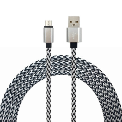 1METER Nylon Micro USB Cable Output 20A Fast Charge Wire nylon covered cable usb 1 meter Micro usb Cable
1METER Nylon Micro USB Cable Output 20A Fast Charge Wire nylon covered cable usb 1 meter Micro usb Cable