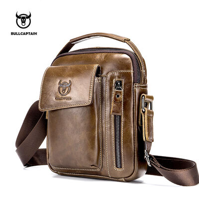 BULLCAPTAIN Genuine Leather Men Messenger Bag Casual Crossbody Bag Business Mens Handbag Bags for gift brand shoulder bag
BULLCAPTAIN Genuine Leather Men Messenger Bag Casual Crossbody Bag Business Mens Handbag Bags for gift brand shoulder bag