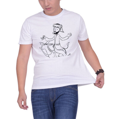 Mens O Neck Casual Short Sleeves Fashion Cotton T-Shirts Avanti Riding a Donkey Digital Print
Mens O Neck Casual Short Sleeves Fashion Cotton T-Shirts Avanti Riding a Donkey Digital Print
