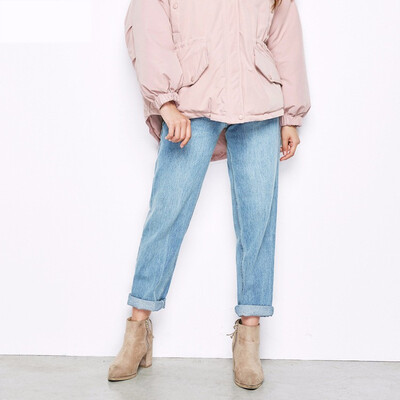 2018 Spring New Womens Jeans Loose Casual Jean Ankle-length Pants Light Blue Fashion Female Denim Trousers
2018 Spring New Womens Jeans Loose Casual Jean Ankle-length Pants Light Blue Fashion Female Denim Trousers