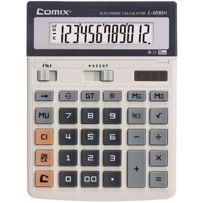COMIX) 12 large Taiwan Shu as the office calculator new and old packaging random delivery office stationery C-1200H
COMIX) 12 large Taiwan Shu as the office calculator new and old packaging random delivery office stationery C-1200H