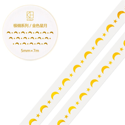 Kinbor hand book&paper tape 5mm7mhand book sticker foundation fine section tape golden leaves DTB64307
Kinbor hand book&paper tape 5mm7mhand book sticker foundation fine section tape golden leaves DTB64307