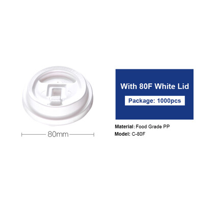 OTOR Cup Cover 1000pcs Disposable PP Plastic 80mm 89mm Clear White Black Lid for Paper Cup Cold Drink Milk Tea Switch Cover
OTOR Cup Cover 1000pcs Disposable PP Plastic 80mm 89mm Clear White Black Lid for Paper Cup Cold Drink Milk Tea Switch Cover