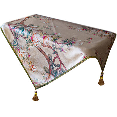 Thick Silver Embroidery Bird Flower Refrigerator Dresser Night Table Cloth Cover Wedding Room Sofa Home Hotel Bedding Decoration
Thick Silver Embroidery Bird Flower Refrigerator Dresser Night Table Cloth Cover Wedding Room Sofa Home Hotel Bedding Decoration