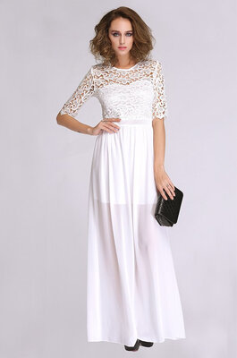 New Womens Ladies Elegant Medium Sleeve O-Neck Sexy Hollow Out Lace Chiffon Cocktail Party Prom Evening Long Dress Gown
New Womens Ladies Elegant Medium Sleeve O-Neck Sexy Hollow Out Lace Chiffon Cocktail Party Prom Evening Long Dress Gown