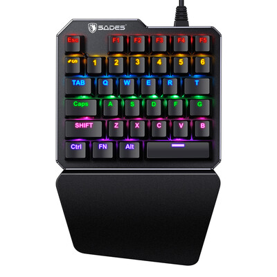 Sades Iron Hand Eat Chicken Single Hand Mechanical Keyboard Left Hand Portable Computer Phone USB Stimulate Battlefield Eat Chicken Hand Guns God Throne Wired G
Sades Iron Hand Eat Chicken Single Hand Mechanical Keyboard Left Hand Portable Computer Phone USB Stimulate Battlefield Eat Chicken Hand Guns God Throne Wired G