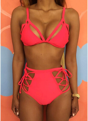 2018 Women Strappy Bikini Set Bandage Swimwear High Waist Bikini Set Beachwear
2018 Women Strappy Bikini Set Bandage Swimwear High Waist Bikini Set Beachwear