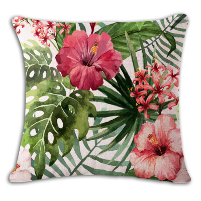 Vintage Flower Tropical Leaves Waist 4545cmThrow Pillow Cover Home Decor Cushion Cover Decorative Pillowcase
Vintage Flower Tropical Leaves Waist 4545cmThrow Pillow Cover Home Decor Cushion Cover Decorative Pillowcase