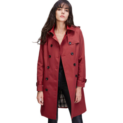 2018 Autumn New Product Trench Mejur Waterproof Lapel Double Breasted Slim Outwear Trench Coat For Women
2018 Autumn New Product Trench Mejur Waterproof Lapel Double Breasted Slim Outwear Trench Coat For Women