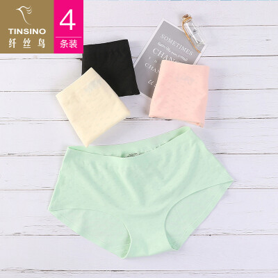 Filament bird TINSINO 4 strips panties one-piece seamless breathable womens briefs spring&summer models womens underwear WKX41004205 black light green pink beige average code
Filament bird TINSINO 4 strips panties one-piece seamless breathable womens briefs spring&summer models womens underwear WKX41004205 black light green pink beige average code