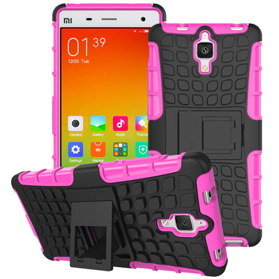 MOONCASE шин Текстура Hybrid Kickstand PC + TPU Полное Прочный защитный 2 в 1 чехол для Xiaomi 4 M4 MI4 
MOONCASE шин Текстура Hybrid Kickstand PC + TPU Полное Прочный защитный 2 в 1 чехол для Xiaomi 4 M4 MI4