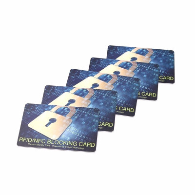 New style Anti Theft Credit Card Shield Rfid Protector Shield PVC Card Prevent Unauthorized Scanning Not Card Sleeve
New style Anti Theft Credit Card Shield Rfid Protector Shield PVC Card Prevent Unauthorized Scanning Not Card Sleeve