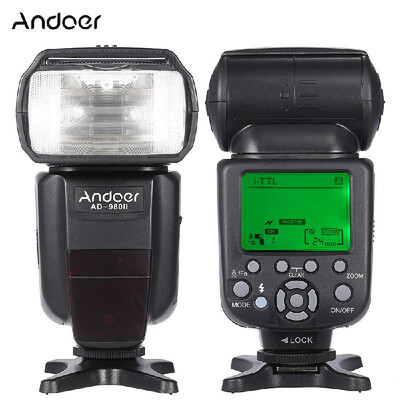 Andoer Wireless Flash Speedlite Light Master Slave GN56 for Nikon