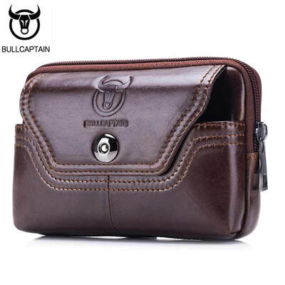 BULLCAPTAIN Phone Cigarette Purse Fanny Pack Waist Bag Leather Hip Bum Money Belt Bag Waist Packs Men Belt Pouch Bags horizontal
BULLCAPTAIN Phone Cigarette Purse Fanny Pack Waist Bag Leather Hip Bum Money Belt Bag Waist Packs Men Belt Pouch Bags horizontal