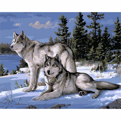 No Frame Wolf Animals DIY Painting By Numbers Kits Paint On Canvas Acrylic Coloring Painitng By Numbers For Home Wall Decor
No Frame Wolf Animals DIY Painting By Numbers Kits Paint On Canvas Acrylic Coloring Painitng By Numbers For Home Wall Decor